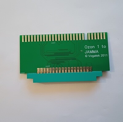 ozon 1 arcade pcb to jamma cabinet adaptor. free delivery one year guarantee