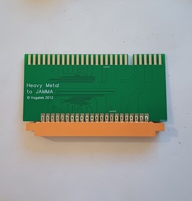 heavy metal arcade pcb to jamma cabinet adaptor. free delivery one year guarantee