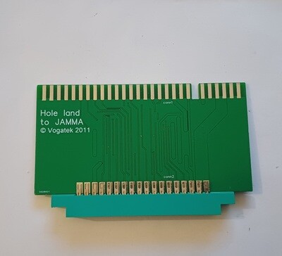 hole land arcade pcb to jamma cabinet adaptor. free delivery one year guarantee