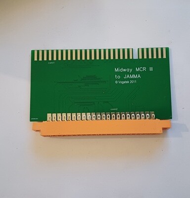 midway mcr III arcade pcb to jamma cabinet adaptor. free delivery one year guarantee