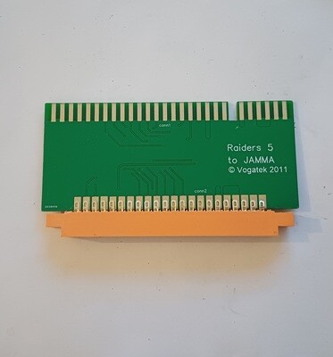 raiders 5 arcade pcb to jamma cabinet adaptor. free delivery one year guarantee