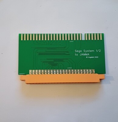 sega system1/2 arcade pcb to jamma cabinet adaptor. free delivery one year guarantee