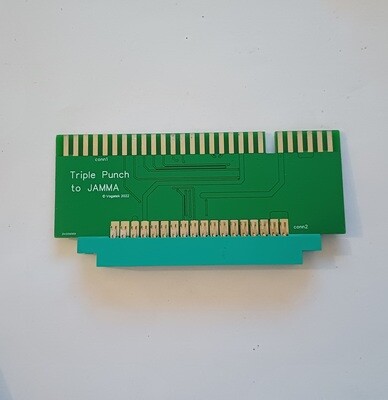 triple punch arcade pcb to jamma cabinet adaptor. free delivery one year guarantee