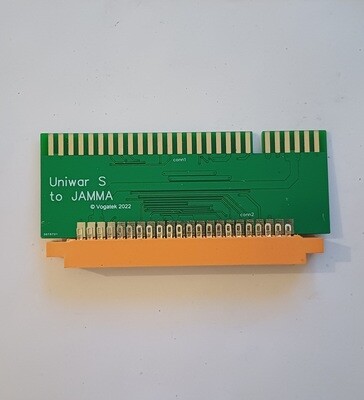 uniwar s arcade pcb to jamma cabinet adaptor. free delivery one year guarantee