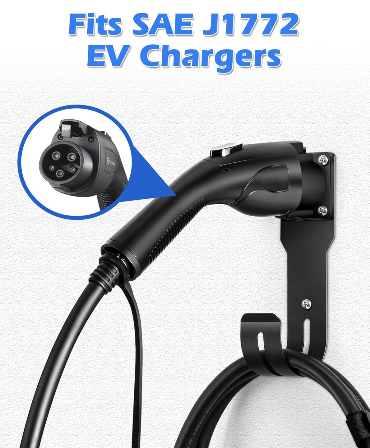 EV CHARGER CABLE HOLDER, SPEC: FOR J1772