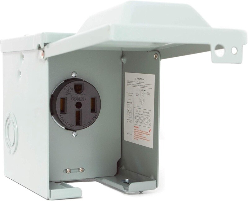 WEATHERPROOF OUTDOOR NEMA 14-50 RECEPTACLE