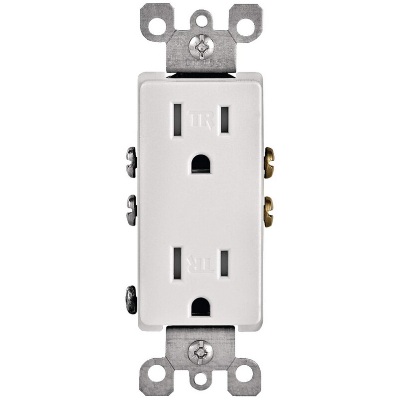 Decorative Duplex Receptacle 15A TR