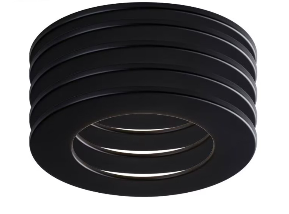 VOTATEC 4&quot; SLIM PANEL LIGHT TRIM BLACK