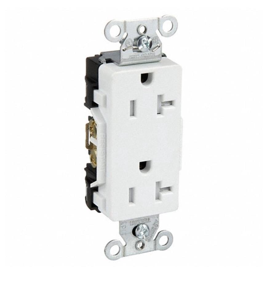 Decorative Duplex Receptacle 20A TR