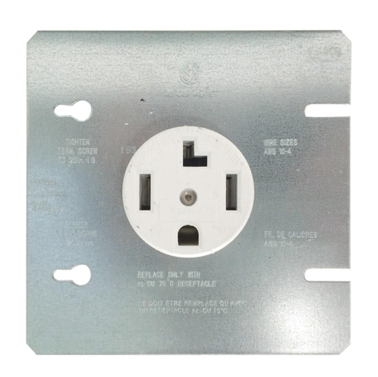 DRYER RECEPTACLE NEMA 14-30