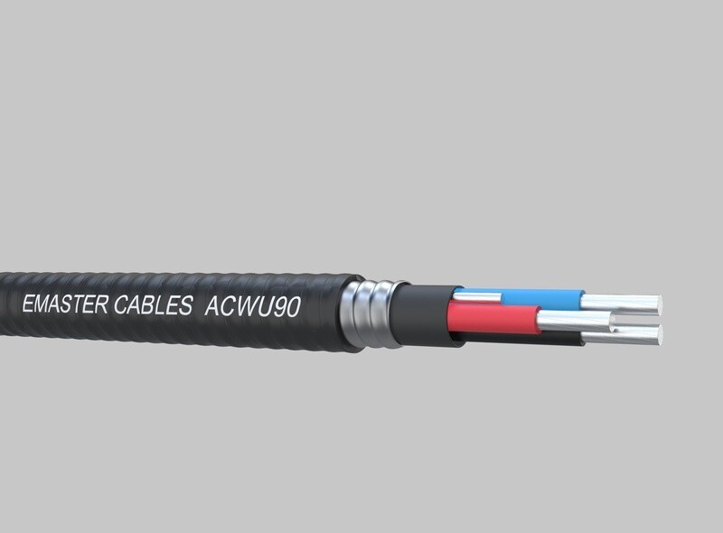 ACWU90 600V AL 2/0 3C 1M