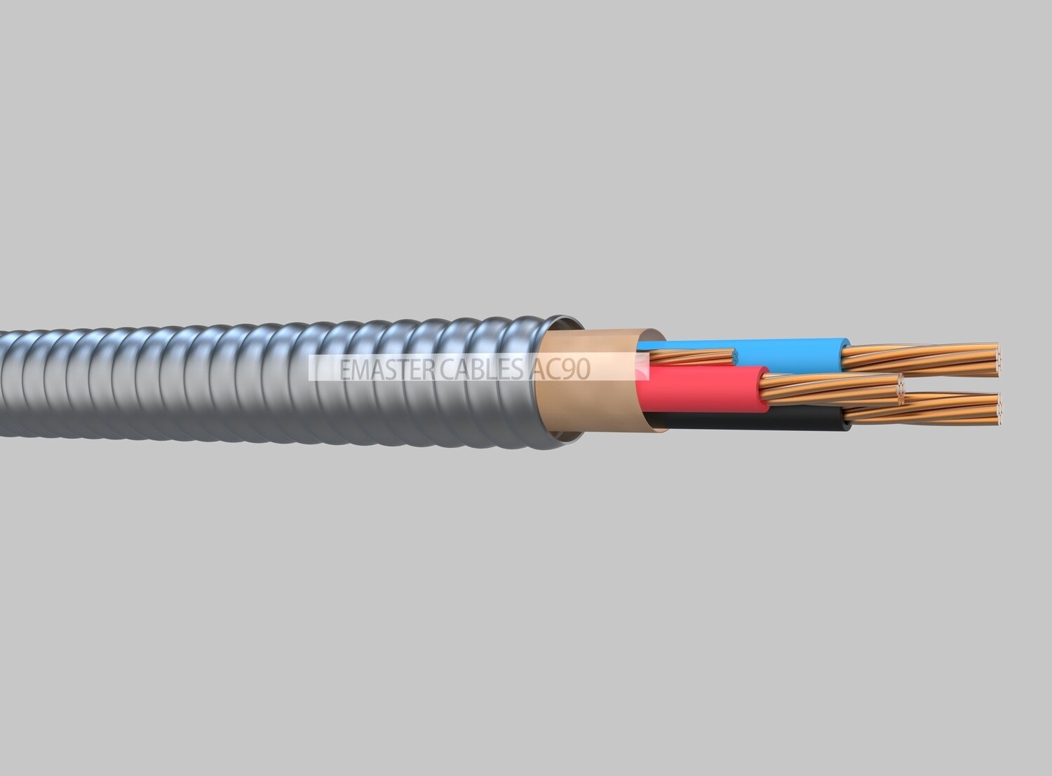 AC90 600V CU BX 8/3C 1M