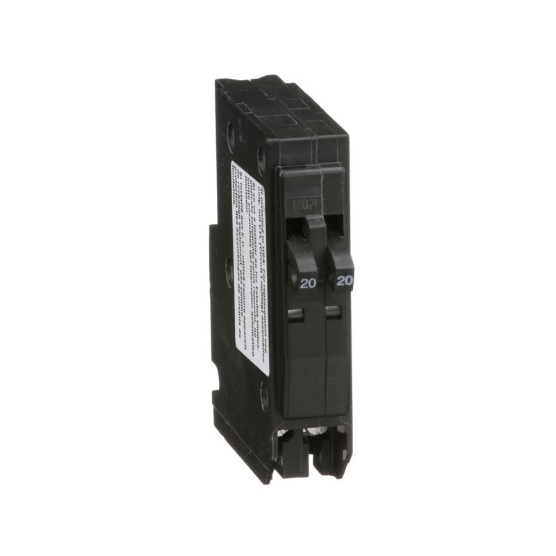 SQUARE D PLUG-IN BREAKER QO2020 1P 20/20A 120V TANDEM (DUAL)