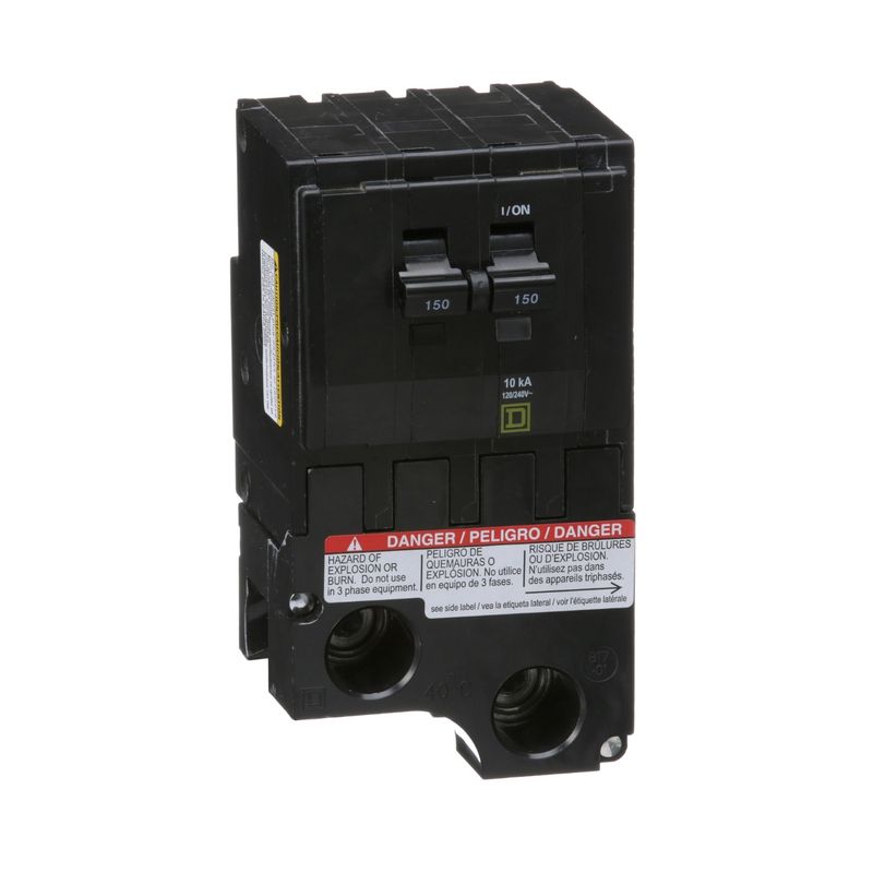 SQUARE D PLUG-IN BREAKER QO2150 2P 150A 240V