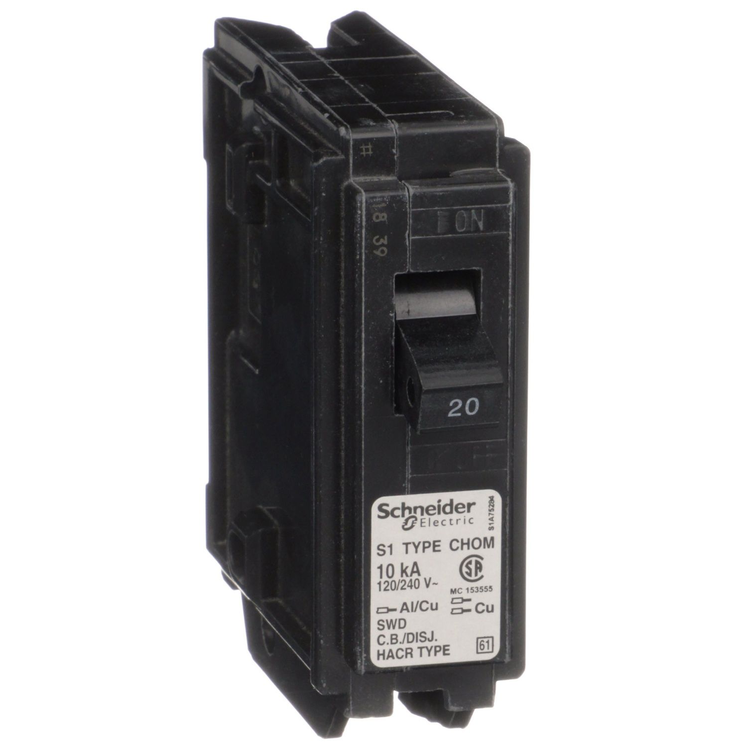 HOMELINE BREAKER CHOM120 1P 20A 120V