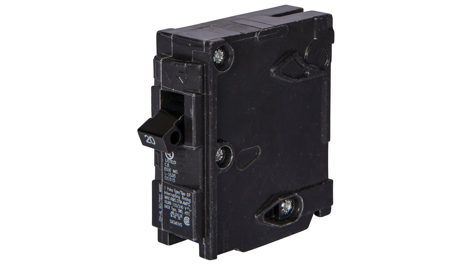 TYPE Q BREAKER Q120 1P 20A 120V