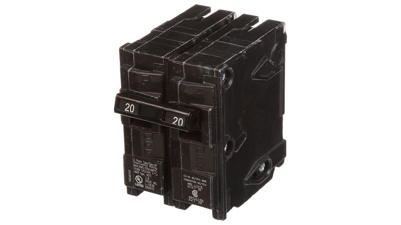 SIEMENS TYPE Q BREAKER Q220 2P 20A 240V