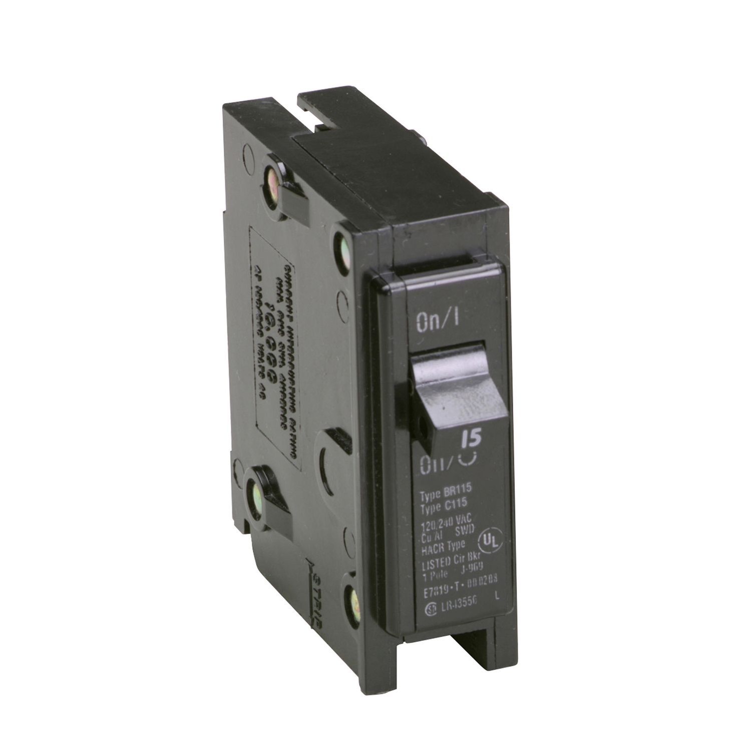 EATON BREAKER TYPE BR BR115 1P 15A 120V