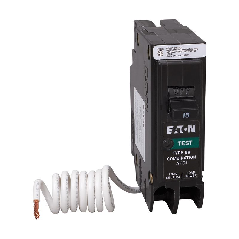 EATON BREAKER TYPE BR BRN115AFC 1P 15A 120V AFCI