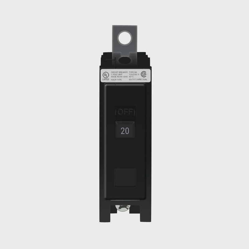 EATON BAB BREAKER BAB1020 1P 20A 120V