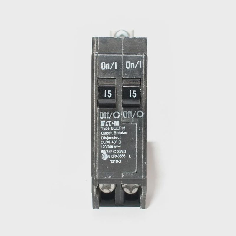 EATON COMMANDER BQL BQLT15 1P 15/15A 120V TANDEM (DUAL)