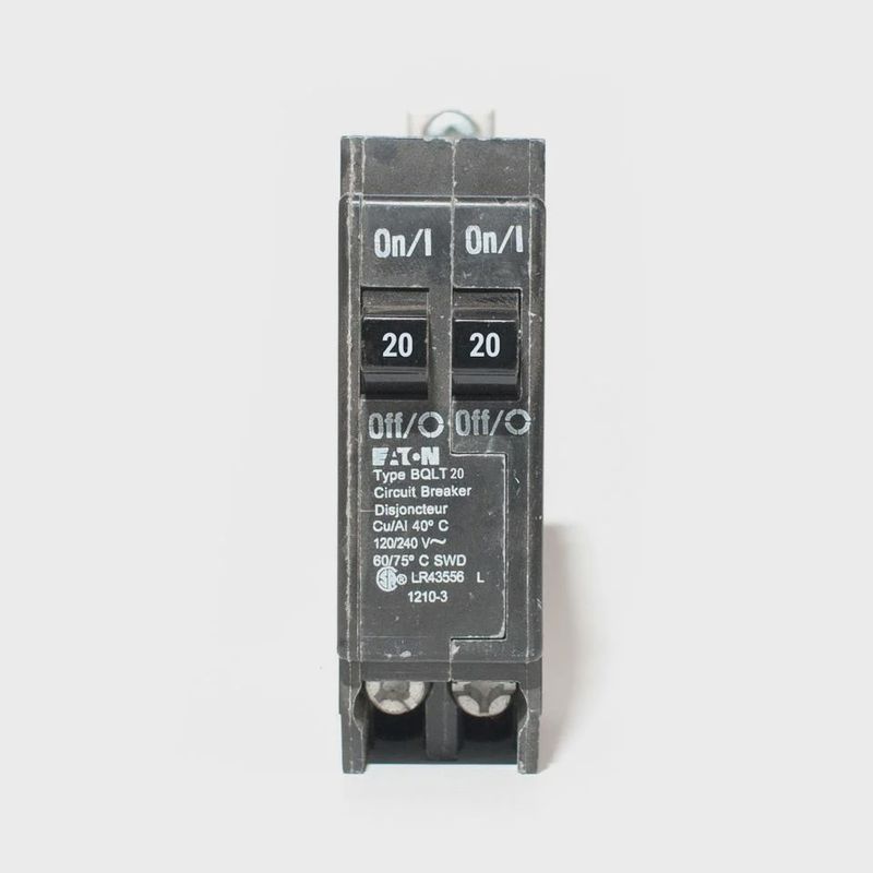 EATON COMMANDER BQL BQLT20 1P 20/20A 120V TANDEM (DUAL)