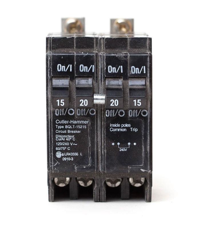 EATON COMMANDER BQL BQLT15220 1P 15A (2) 2P 20A 240V QUAD