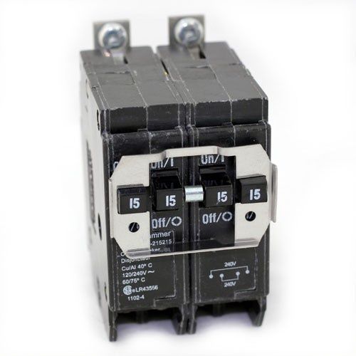EATON COMMANDER BQL BQLT215215 2P 15/15A 240V QUAD