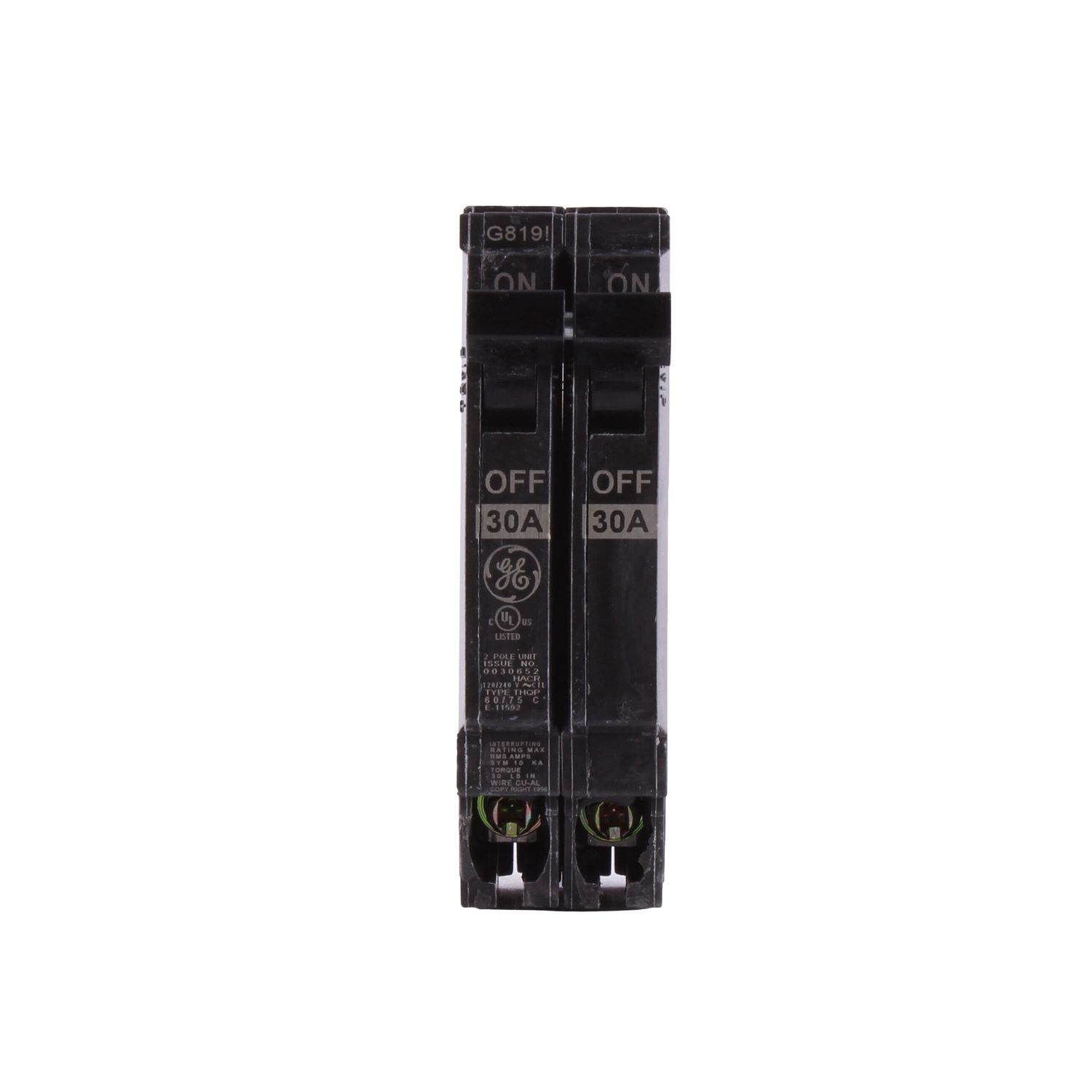 GE BREAKER THQP230 2P 30A 240V