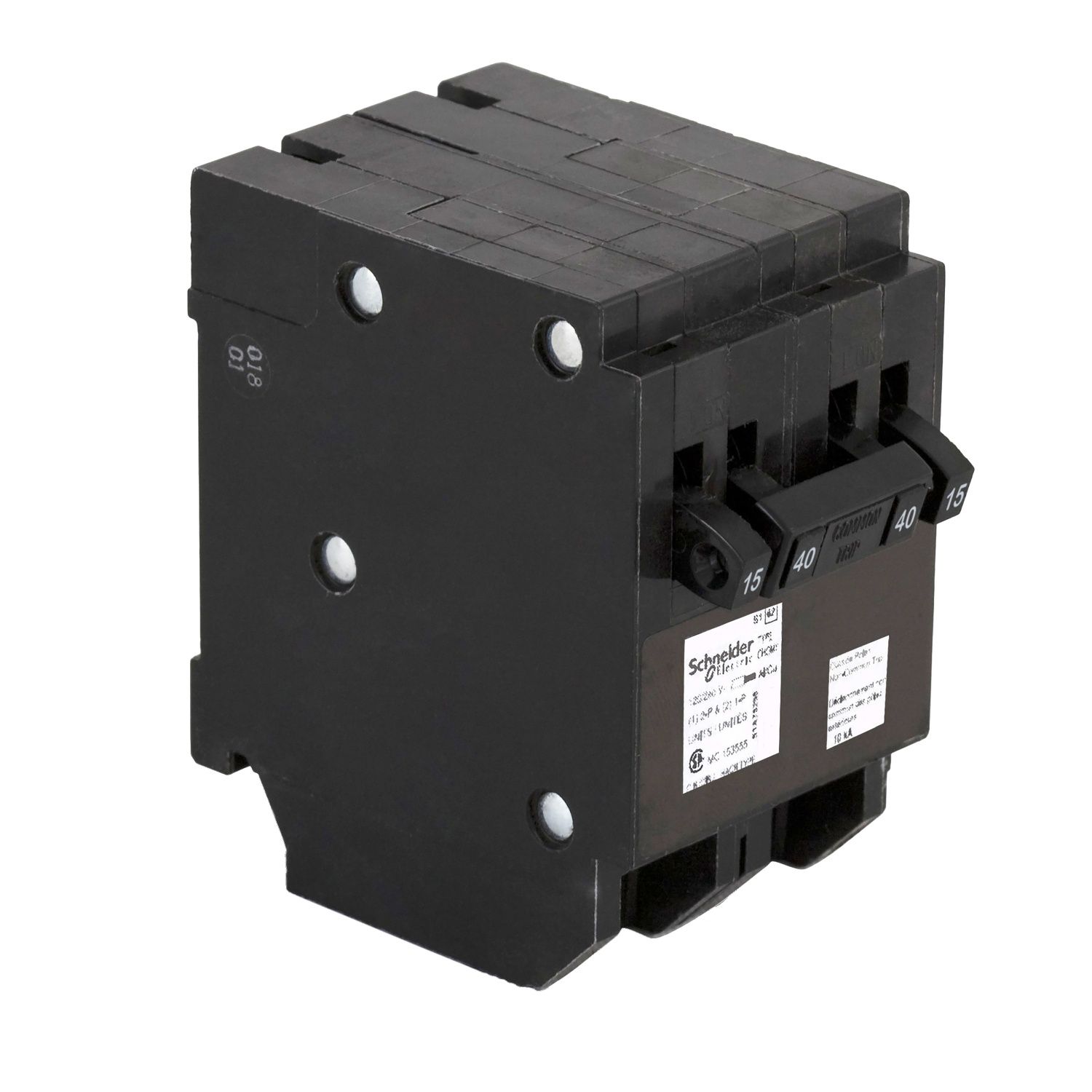 HOMELINE BREAKER CHOMT1515240 1P 15A (2) 2P 40A 240V QUAD