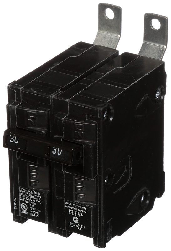 SIEMENS TYPE BL BREAKER B230 2P 30A 240V