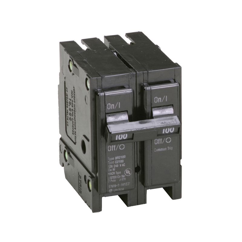 EATON BREAKER TYPE BR BR2100 2P 100A 240V