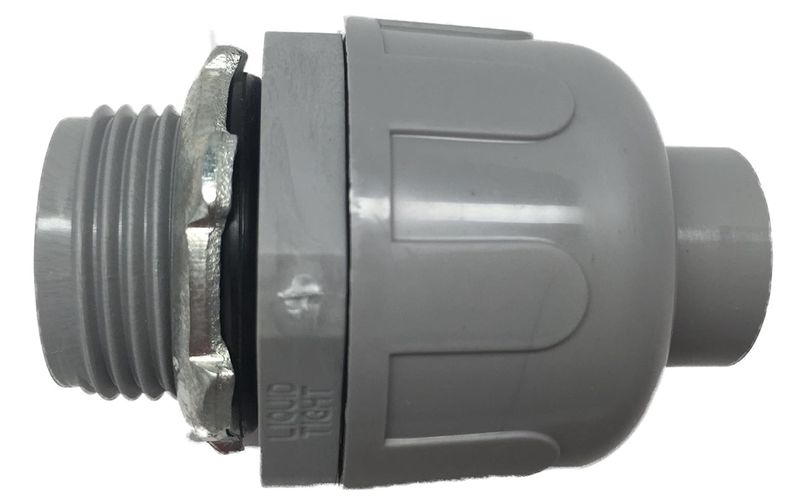 LIQUID-TIGHT CONNECTOR FOR AC WHIP STRAIGHT 1/2&quot;