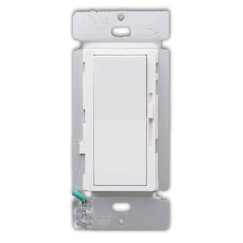 BAK-004AG/WH SLID DIMMER SWITCH TRIAC 3WAY CLASS A 600W(INC)/150W(CFL/LED) WHITE