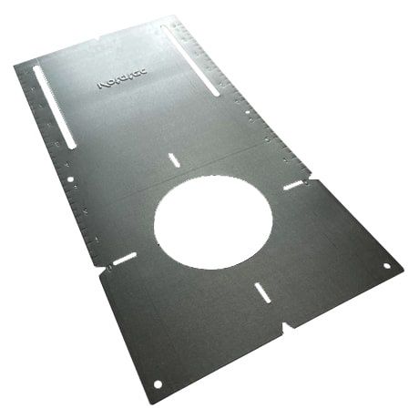 VOTATEC 3&quot; LIGHT MOUNTING PLATE 13-3/16&quot; X 6.5&quot;