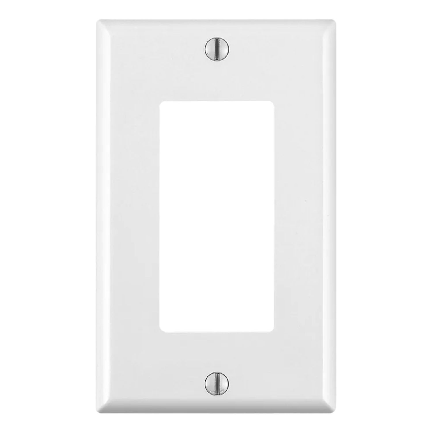 P26W PLASTIC DECORATIVE COVER PLATE 1 GANG