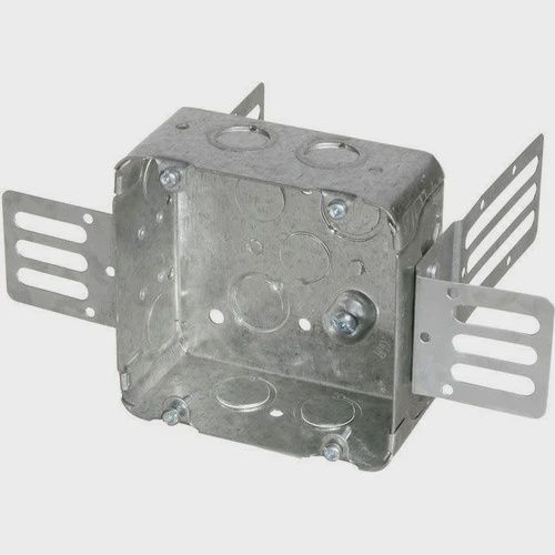STEEL STUD SQUARE BOX 4-11/16&#39;&#39;X 4-11/16&#39;&#39;X 2-1/8&#39;&#39;, 42 CU. IN