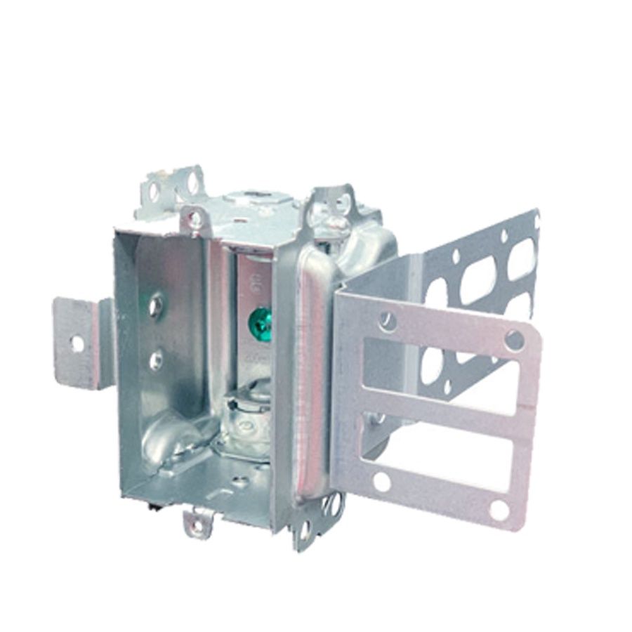 STEEL STUD GANGABLE BOX 3&#39;&#39;X 2&#39;&#39;X 2 1/2&#39;&#39;, 16 CU. INCH W/CLAMPS