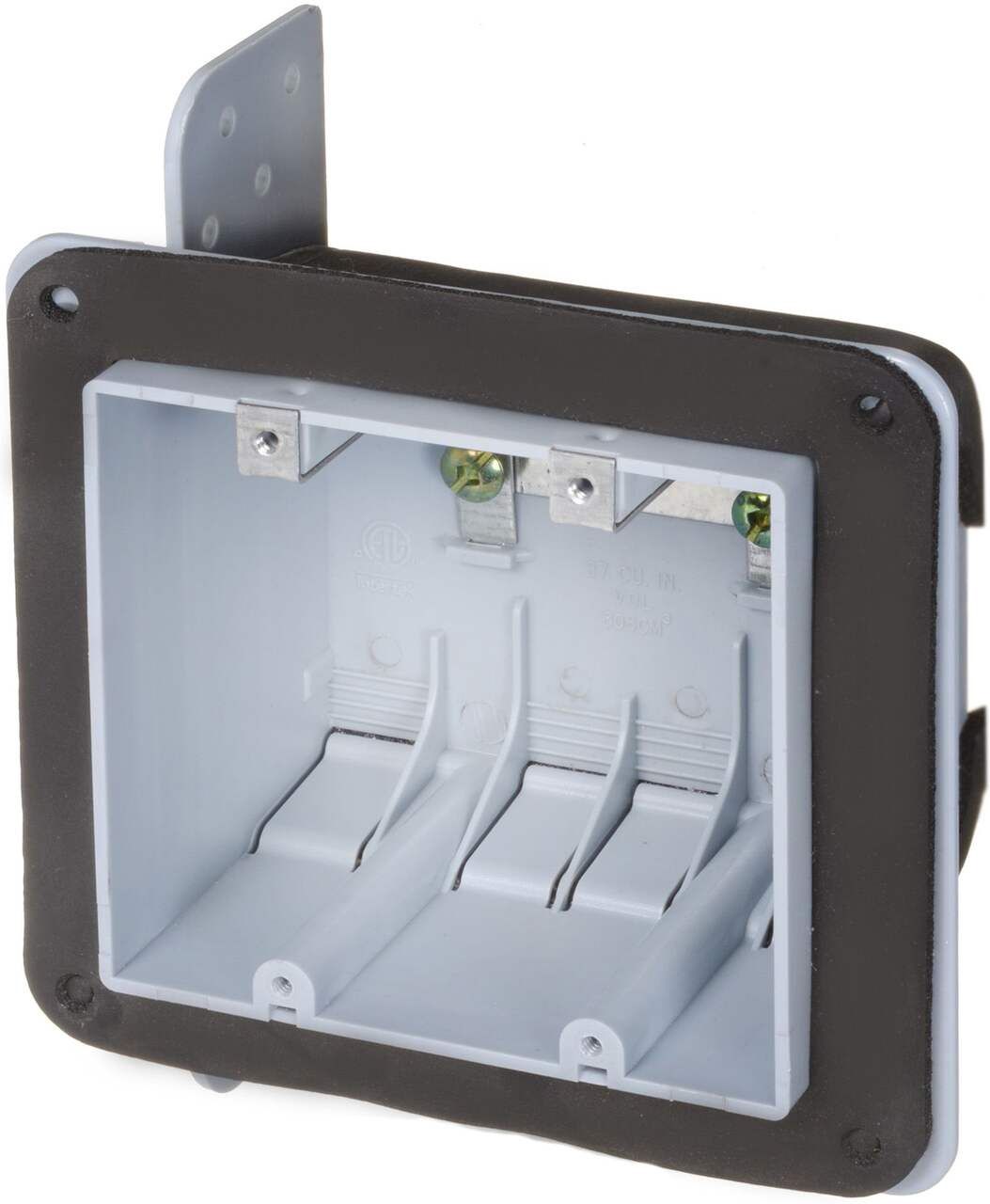 SLH-2A PLASTIC DEVICE BOX 2GANG W/ VAP