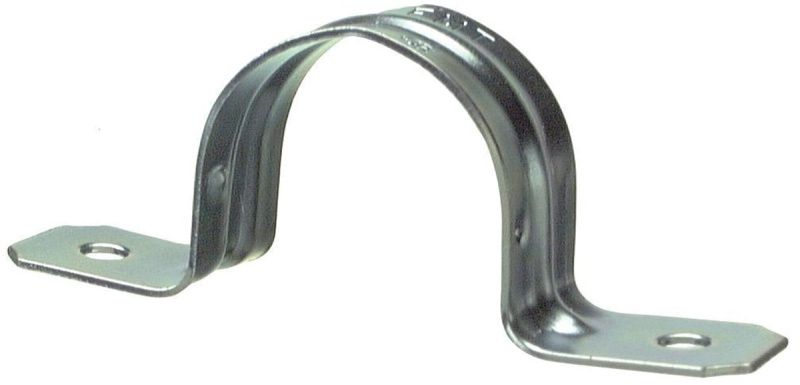 EMT/BX STRAP 2&quot; TWO HOLE 1PC