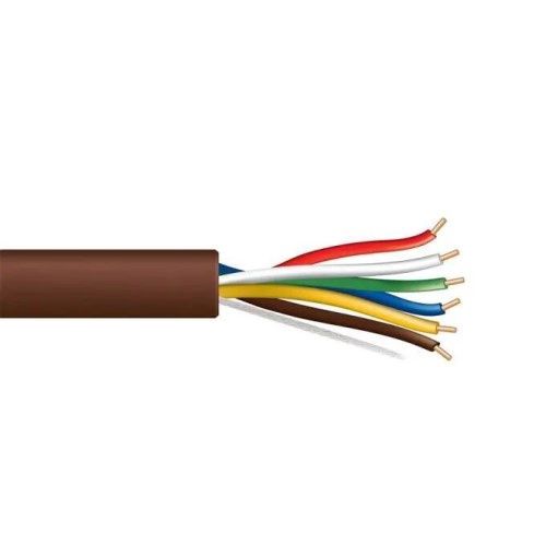 LVT THERMOSTAT WIRE 18/5C BROWN 1M