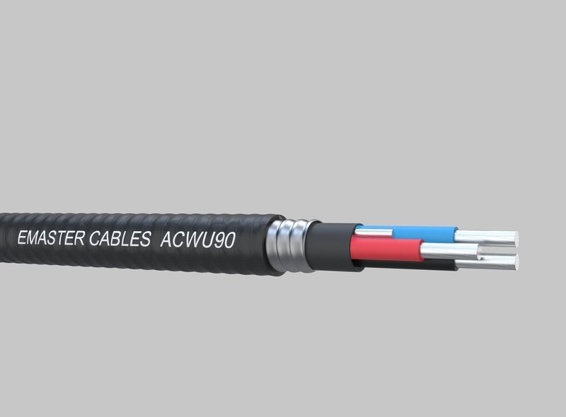 ACWU90 600V AL 4/0 3C GENERAL CABLE 1M