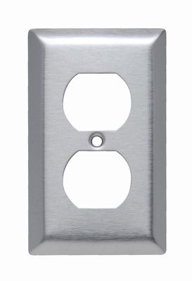METAL COVER PLATE 1 GANG/DUPLEX