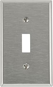 METAL COVER PLATE 1 GANG/TOGGLE