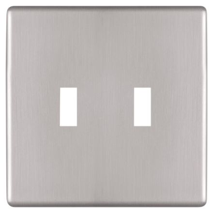 METAL COVER PLATE FOR 4X4 BOX/2 TOGGLE