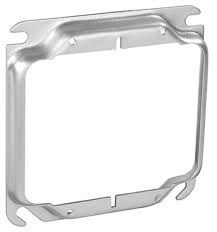 PLASTER MUD RING FOR 4&quot;x4&quot; BOX 2 DEVICE 3/4&quot; RAISE