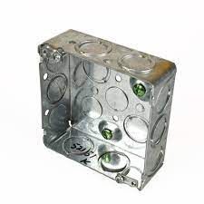 Square Metal Box 4&#39;&#39;x 4&#39;&#39;x 1 1/2&#39;&#39;
