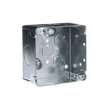 Square Metal Box 4&#39;&#39;x 4&#39;&#39;x 2 1/8&#39;&#39;, 30 Cu. Inch