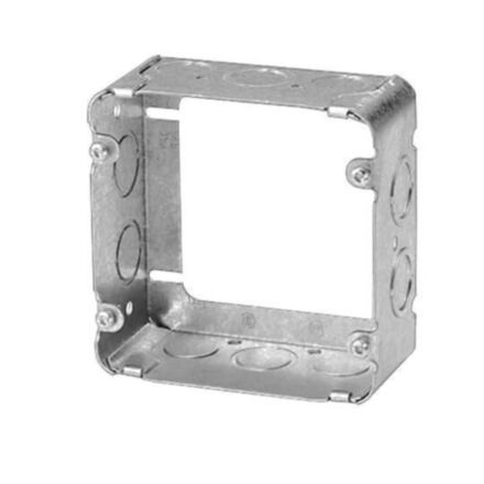 Square Metal Box EXTENSION 4-11/16&#39;&#39;x 4-11/16&#39;&#39;x 2 1/8&#39;&#39;