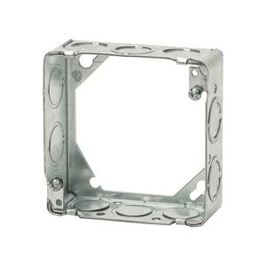 SQUARE METAL BOX EXTENSION 4&#39;&#39;x 4&#39;&#39;x 2-1/8&#39;&#39;